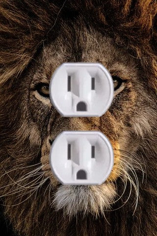 Animal Outlet Covers With Built In LED Nightlights And Child Safety Plugs.