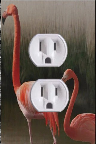 Animal Outlet Covers With Built In LED Nightlights And Child Safety Plugs.